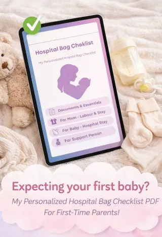 Hospital Bag Checklist – Printable PDF