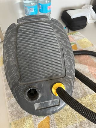 Inflador de pie para colchonetas