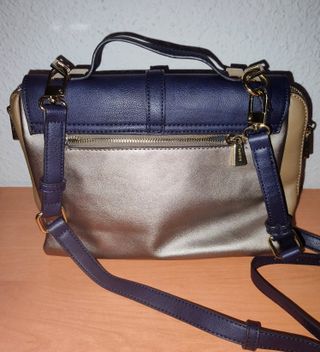 Bolso Parfois azul y dorado