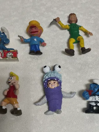 muñecos PVC,figuras,pitufos,comics Spain,bullyland