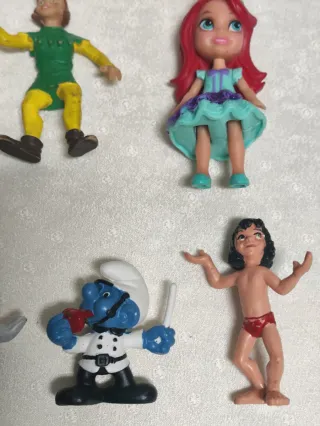 muñecos PVC,figuras,pitufos,comics Spain,bullyland