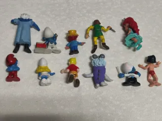 muñecos PVC,figuras,pitufos,comics Spain,bullyland