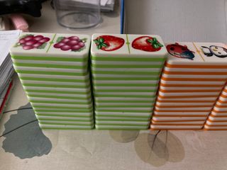 Dominó infantil animales y frutas