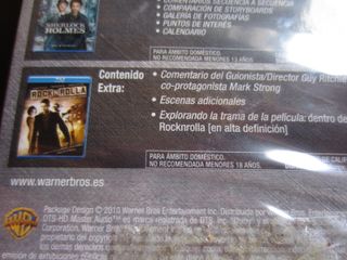 Blu-ray Sherlock Holmes y RocknRolla