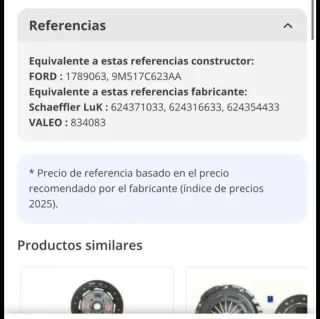 Kit embrague + cojinete