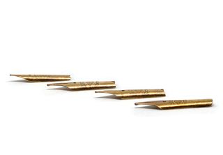 Lotto 4 Pennini Corona 585 Extra Oro 14K