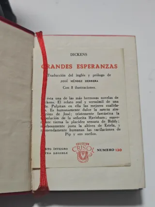 Grandes Esperanzas Crisol 130 Aguilar 1961