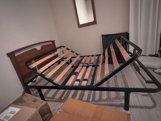 Somier abatible metálico con base de madera