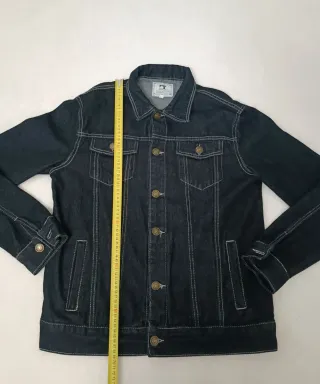 Giacca jeans uomo blu taglia M