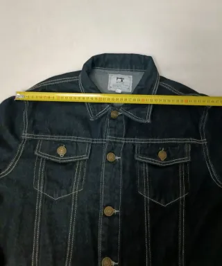 Giacca jeans uomo blu taglia M