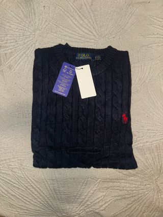 Camisola Malha Polo Ralph Lauren Azul
