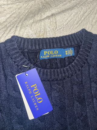 Camisola Malha Polo Ralph Lauren Azul