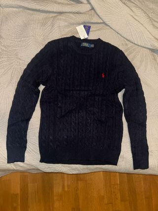 Camisola Malha Polo Ralph Lauren Azul