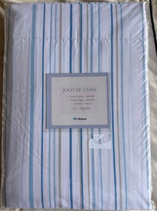 Lençóis Casal - 100% algodão acetinado várias