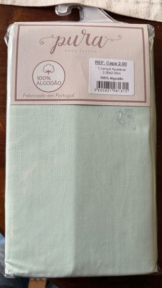 Lençóis Casal - 100% algodão acetinado várias