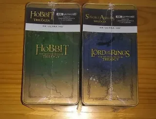 SEÑOR ANILLOS + HOBBIT STEELBOOK ESPAÑA PRECINTADO