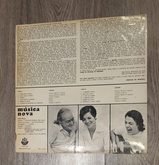 Vinicius Marilia Medalha Toquinho LP