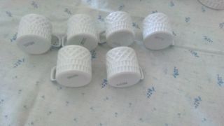 Sargadelos: 4 platos y 6 tacitas café