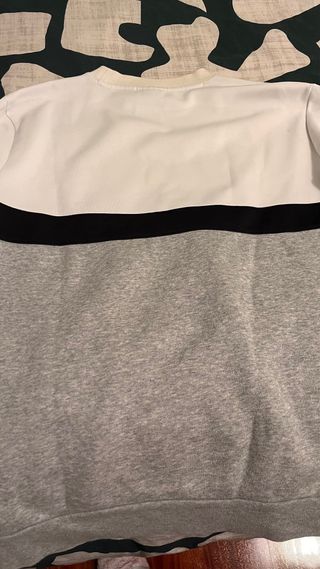 Sudadera Adidas Gris y Blanca