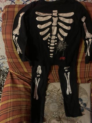 Disfraz esqueleto 5-8 años