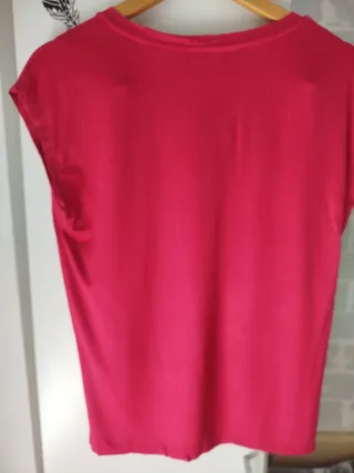 United Colors of Benetton Camiseta Rosa Talla M