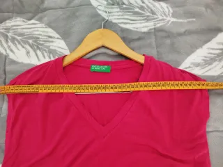 United Colors of Benetton Camiseta Rosa Talla M