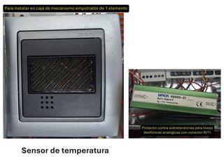 Conjunto Domótica Simon VOX.2 en caja banco prueba