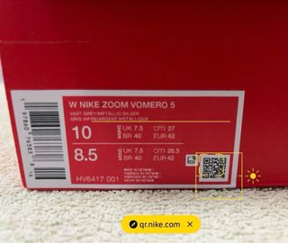 Sapatilhas Nike Vomero 5 Prata e Lilás - nº42