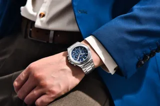 Reloj BENYAR Hombre Cronógrafo Azul Plata