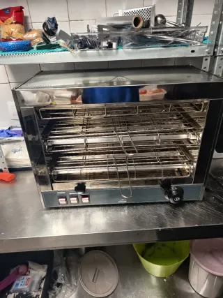 Tostadora industrial acero inoxidable