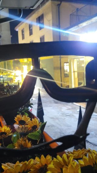 Vintage Style Biker Googles Aviator, Pelle PU/ len