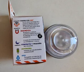 Baliza Luz Emergencia Coche 2 en 1