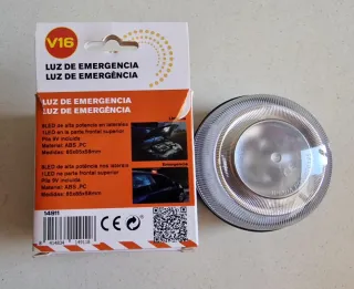 Baliza Luz Emergencia Coche 2 en 1