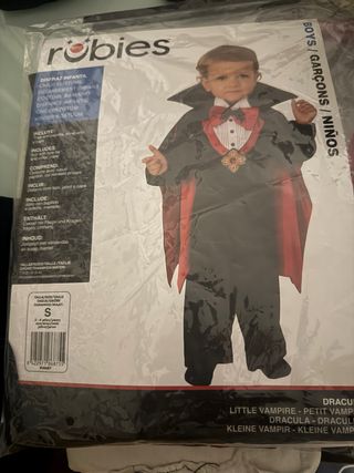 Disfraz Vampiro Niño Talla S