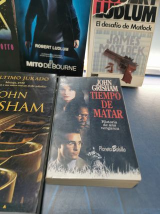 6 LIBROS DE HOMICIDIOS, SUSPENSE, POLICÍACO, NOVELA NEGRA