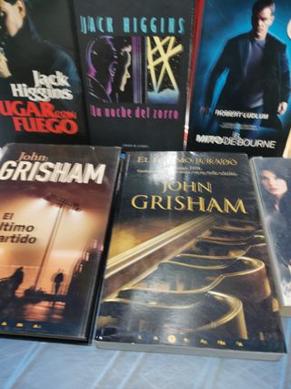 6 LIBROS DE HOMICIDIOS, SUSPENSE, POLICÍACO, NOVELA NEGRA