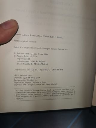 Libro, LEONARDO, CARLO VECCE - ACENTO EDITORIAL - TAPA DURA, BUEN ESTADO