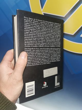 Libro, LEONARDO, CARLO VECCE - ACENTO EDITORIAL - TAPA DURA, BUEN ESTADO