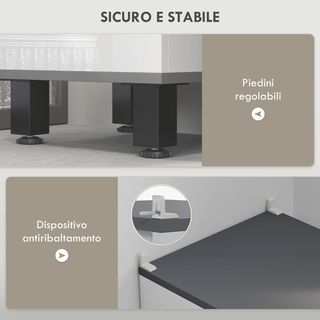 Columna de Baño Moderna Con Cajón, 2 Armarios, Mueble de Baño Ahorra Espacio Alto Con 2 Puertas Y Estantes Regulables, Mueble de Baño de Madera, 34X32X190 Cm, Blanco Brillante