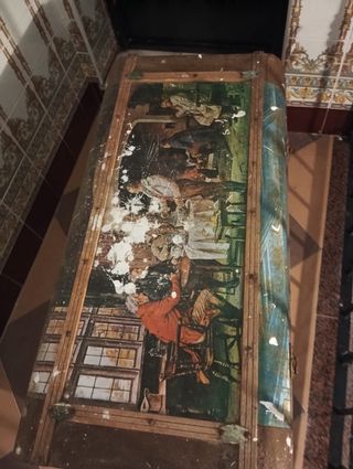 Baúl antiguo decorado