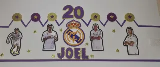 Corona de cumpleaños, Real Madrid.