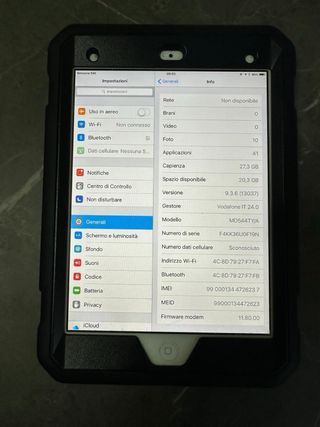 iPad mini 32GB Argento Wi-Fi + SIM