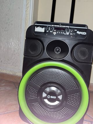 Altavoz Elco Negro y Verde Precio muy negociable