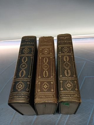 NOVELAS. VICKI BAUM. EDITORIAL PLANETA, AÑO 1958 tomo I, III y IV