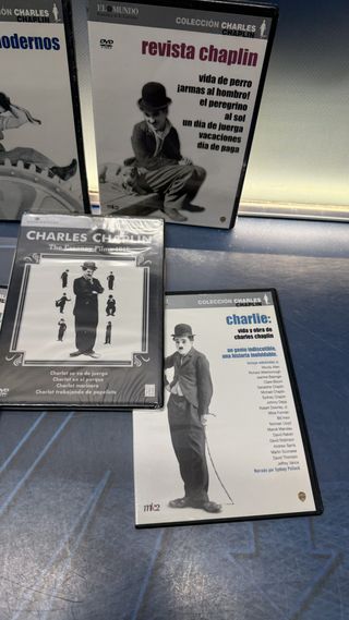Lote 5 DVD's Coleccion Charles Chapin