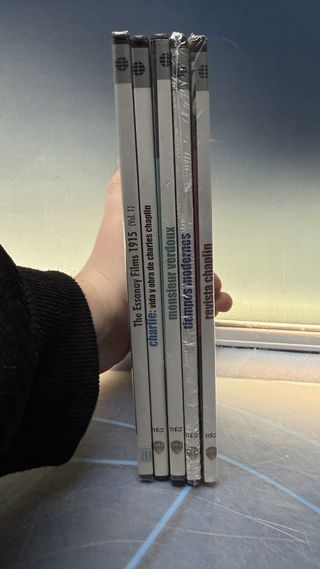 Lote 5 DVD's Coleccion Charles Chapin