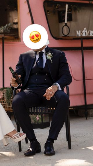 Se alquila traje de novio elegante todo hugo boss