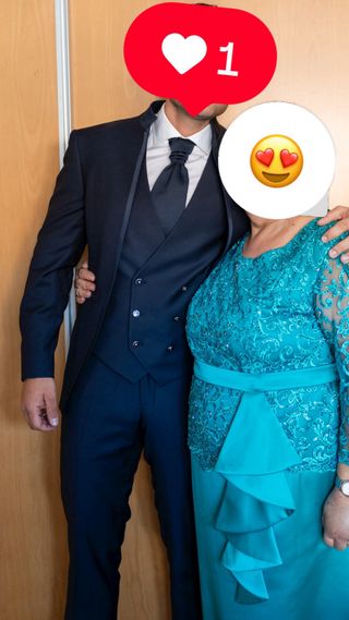 Se alquila traje de novio elegante todo hugo boss