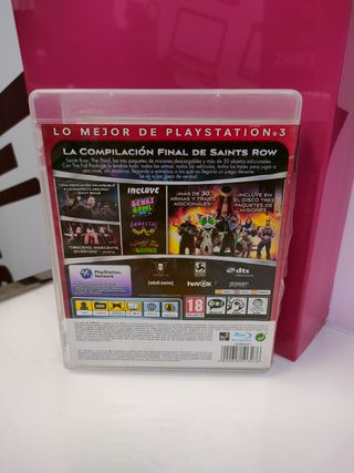 Videojuego PS3 essentials saints row the third the full pack