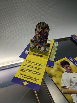 Lote 10 CARTAS TRADING CARDS LIGA 2004 - FICHAS, MC MUNDICROMO SPORT.